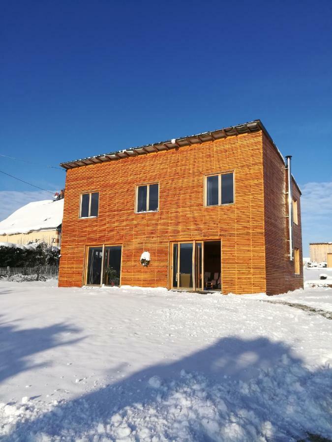 Maison Ecologique En Paille La Chapelle-Encherie Luaran gambar